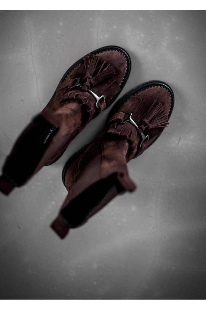 botines JACY,  color burdeos oscuro - kennel-schmenger