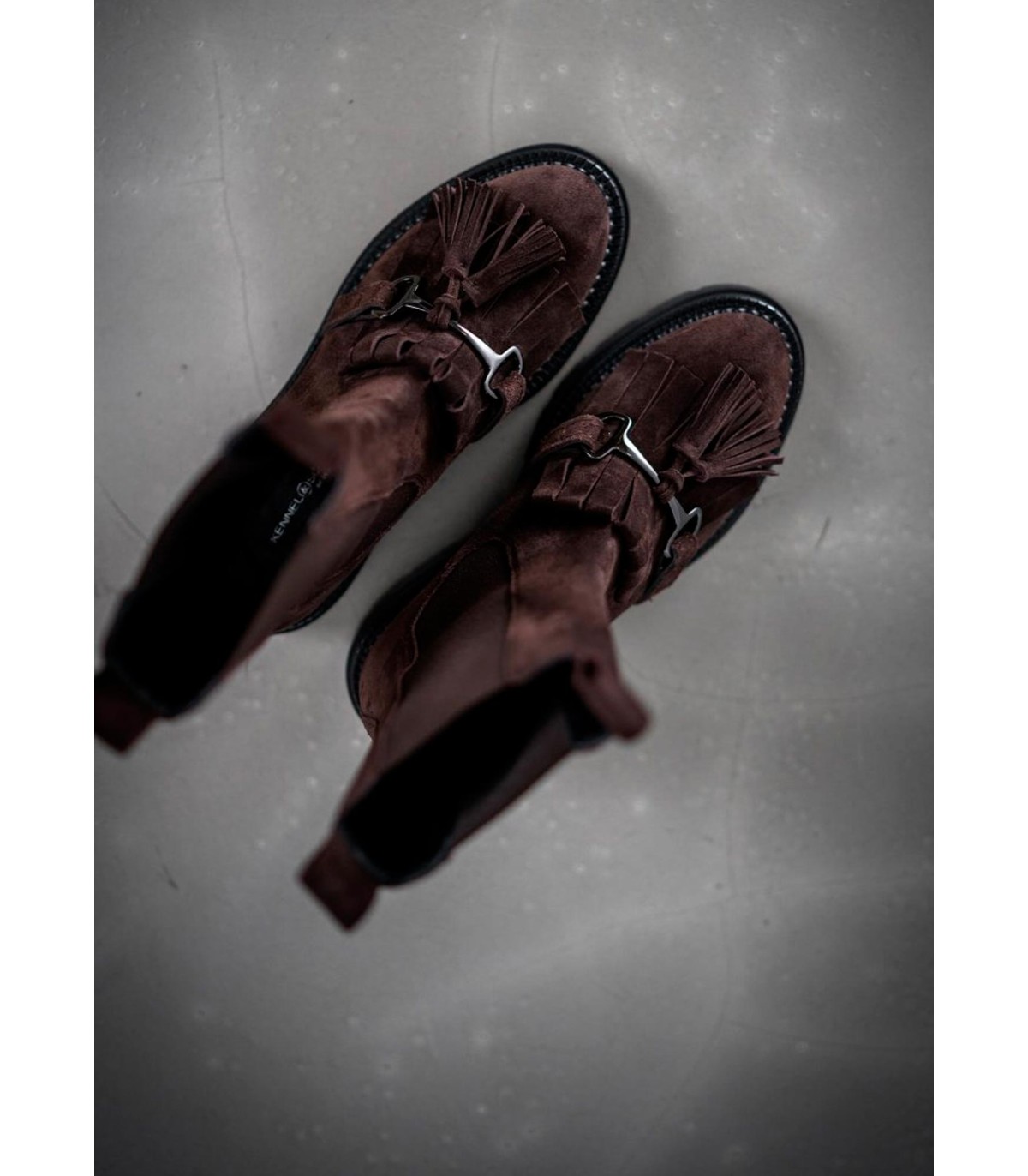 botines JACY,  color burdeos oscuro - kennel-schmenger