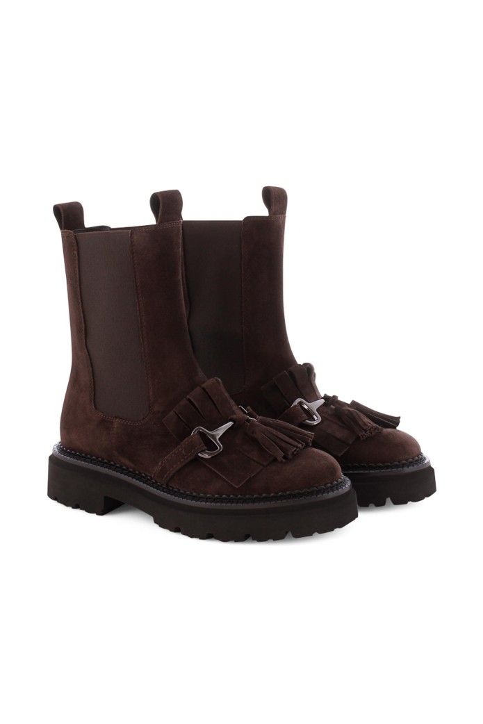 botines JACY,  color burdeos oscuro - kennel-schmenger