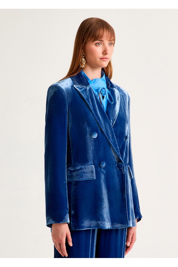 FLUID VELVET CHAQUETA - maliparmi