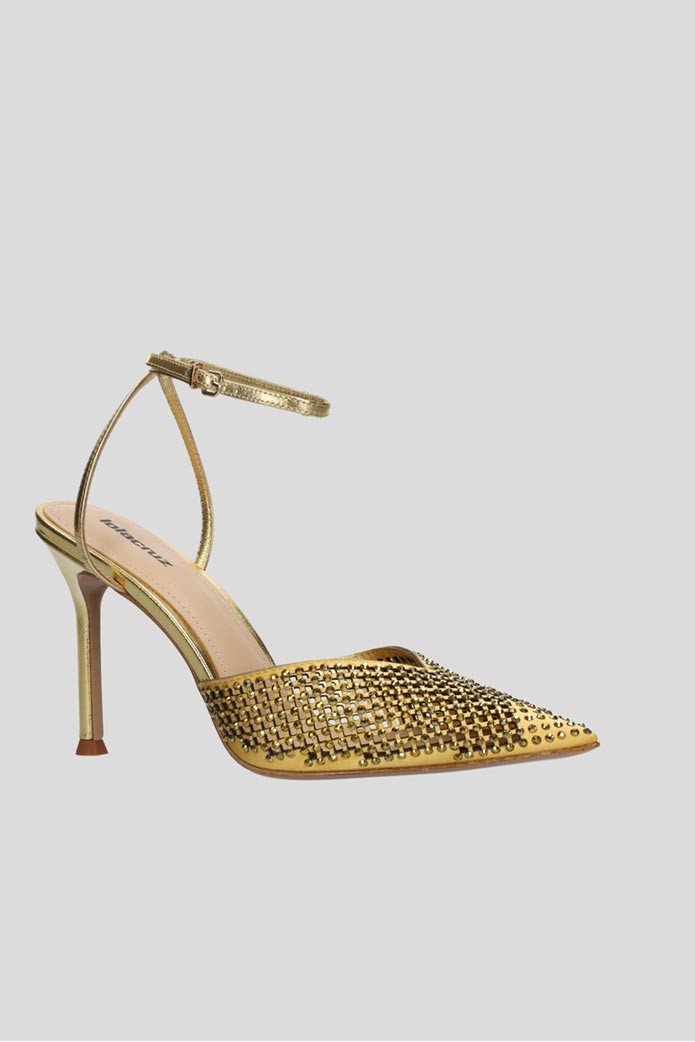 Zapatos NOAMI PUMP 95 oro - Lola Cruz