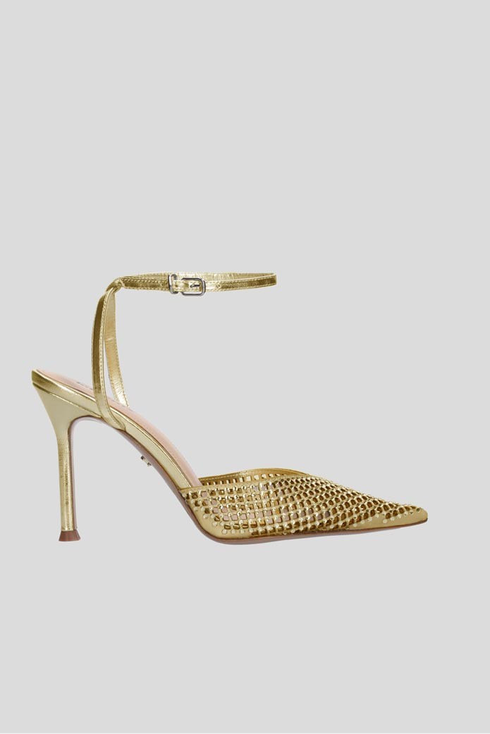 Zapatos NOAMI PUMP 95 oro - Lola Cruz
