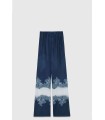 PRINTED SATIN PANTS - Ermanno Firenze