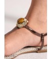 Sandalias Margot planas marrones - Lola Cruz