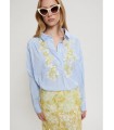 Camisas de rayas con bordado de lentejuelas - Ermanno  Firenze