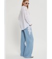 Pantalón de vaquero bordado - Ermanno Firenze